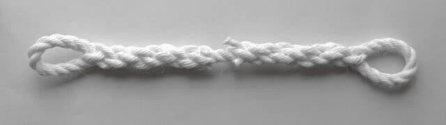 soft loop fibre rope sling